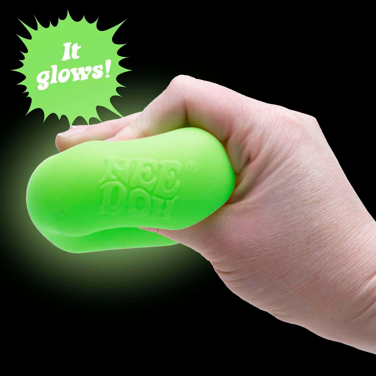 Schylling NeeDoh Nice Cube Glow - Squeeze Toy with a Super Solid Squish - Image 6