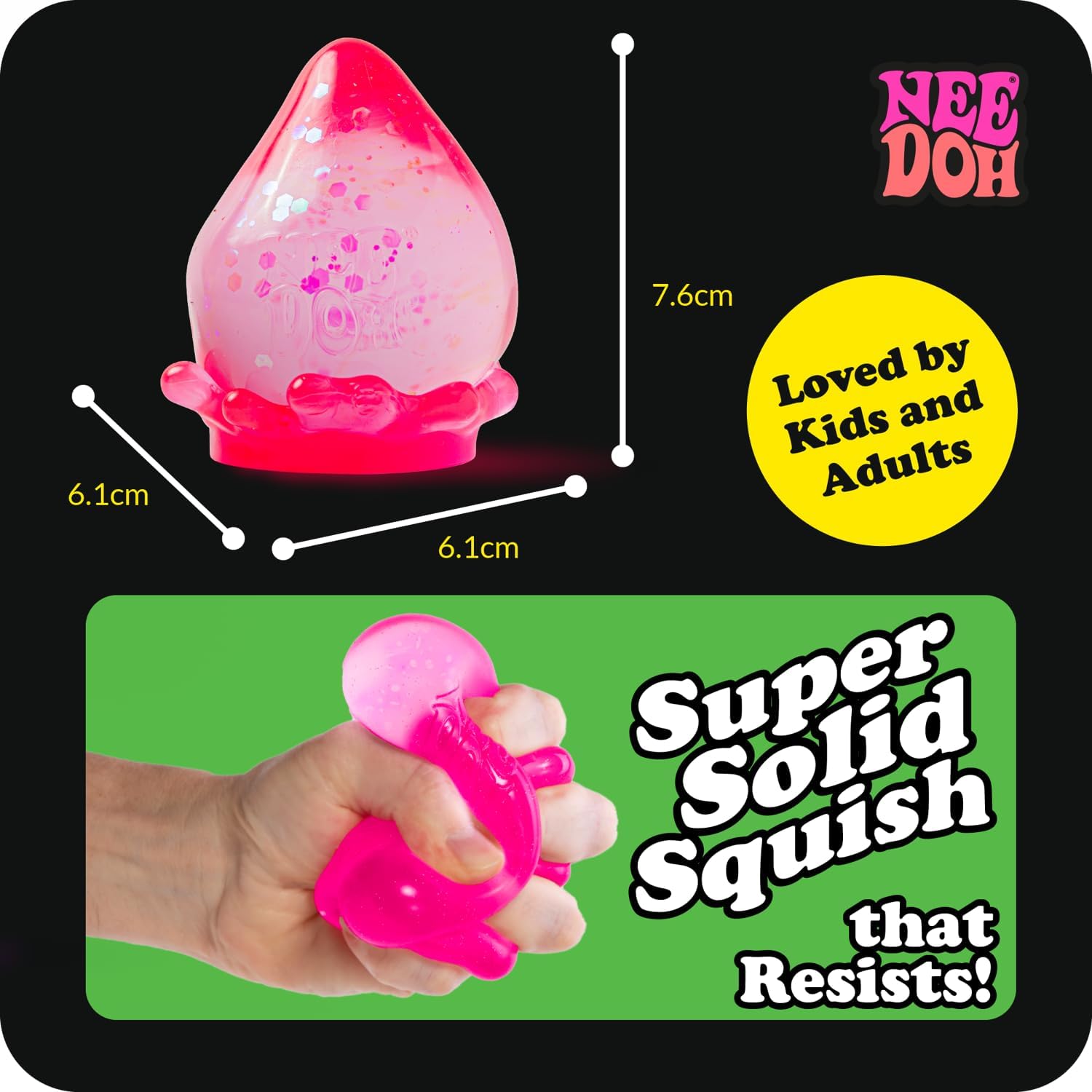 Schylling NeeDoh Dream Drop - Sensory Squeeze Toy with Dreamy Smooth Squeeze - 3 Tall - Color May Vary (Pack of 1) - Image 8