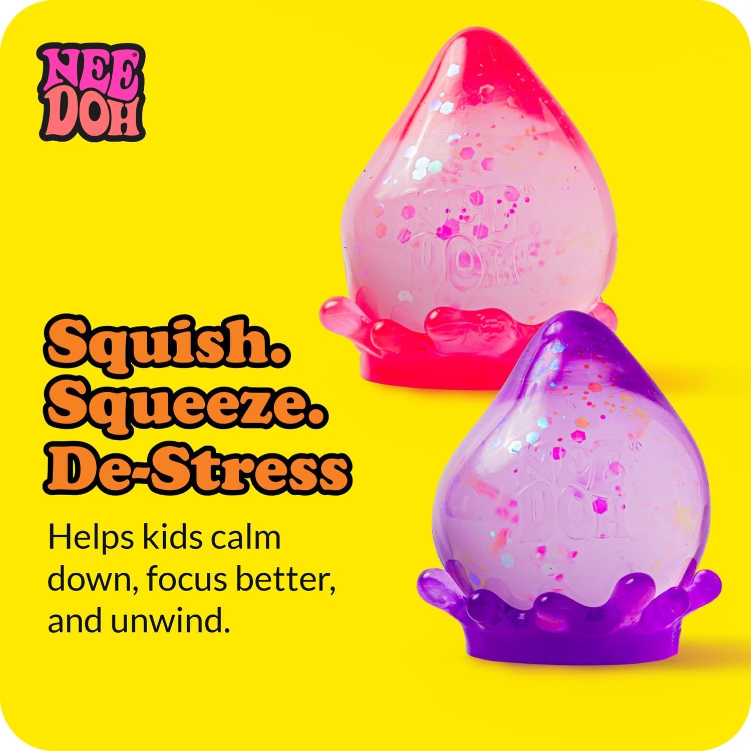 Schylling NeeDoh Dream Drop - Sensory Squeeze Toy with Dreamy Smooth Squeeze - 3 Tall - Color May Vary (Pack of 1) - Image 7